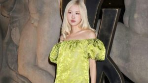 Rosé Shines Brightly at Saint Laurent FallWinter 2026 Paris Fashion Week Showcase